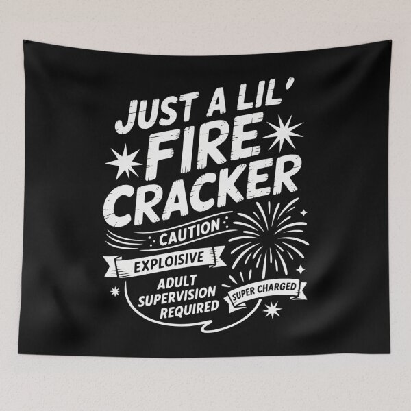 Item preview, Funny Just A Lil_ Firecracker Cute Youth 4th of July designed and sold by lilensgavadur.