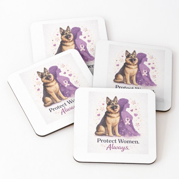Item preview, Protect Women Always – German Shepherd Support Design designed and sold by Zampettalibera.