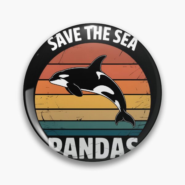 Item preview, Funny Killer Whale Orca Dolphin Save the sea pandas Ocean designed and sold by lilensgavadur.
