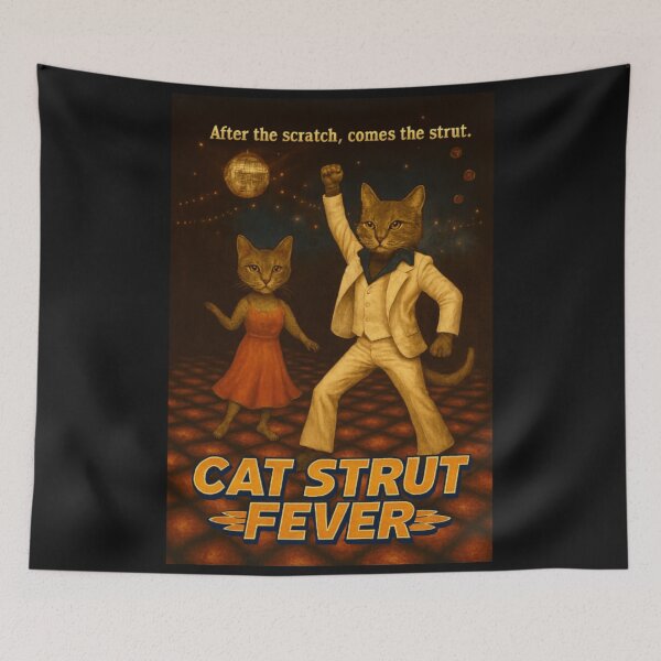 Item preview, Cat Strut Fever designed and sold by Cats and Other Things.