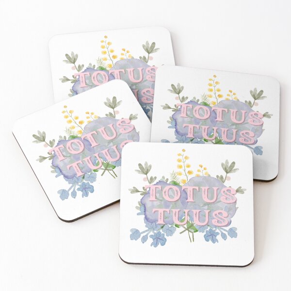 Item preview, Totus Tuus Catholic Marian Watercolor Floral Design designed and sold by Stella Maris Designs.