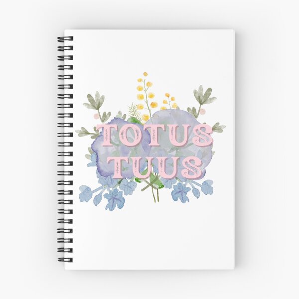 Item preview, Totus Tuus Catholic Marian Watercolor Floral Design designed and sold by Stella Maris Designs.