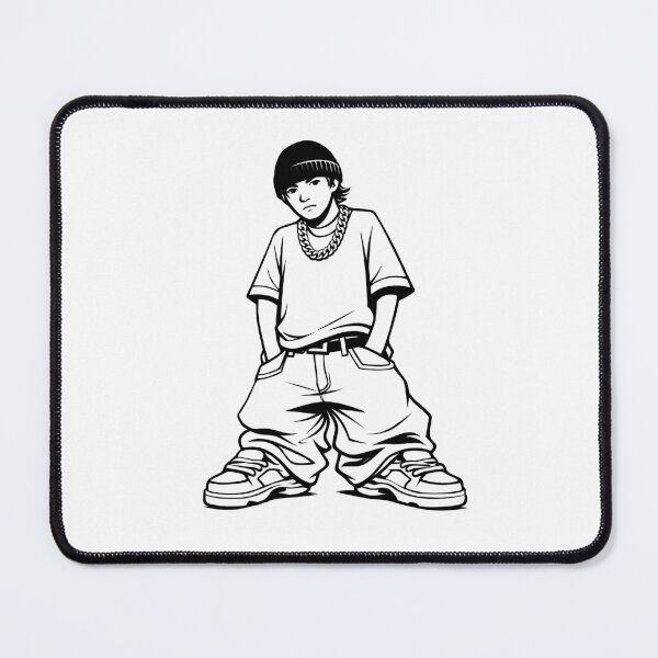 Item preview, Skater Streetwear – Illustration Urbaine Baggy designed and sold by Cloch-art.