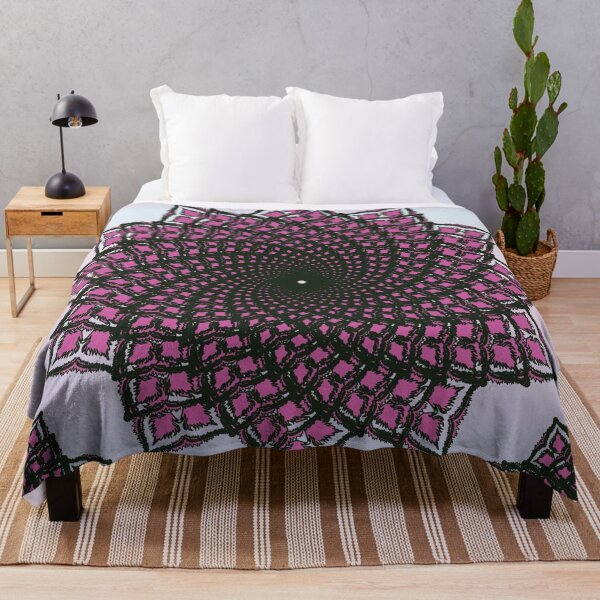 Item preview, Sacred Mandala Spiral – Soft Pink Healing Energy Design designed and sold by OIL Pattern Design .