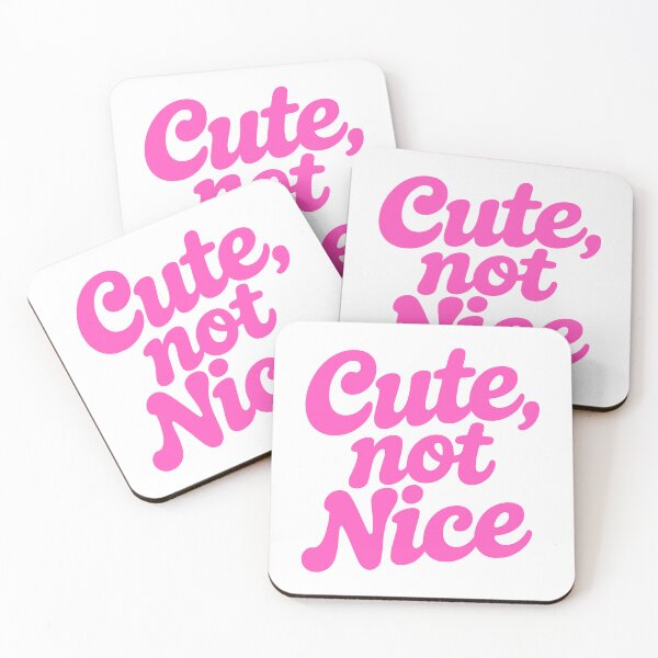 Item preview, Cute Not Nice! Pink Girls designed and sold by PMCreative.