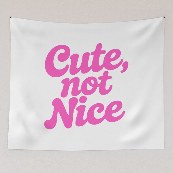 Item preview, Cute Not Nice! Pink Girls designed and sold by PMCreative.