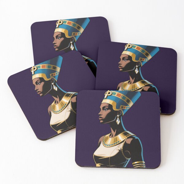 Item preview,  Modern Nefertiti – Elegant Golden Queen Portrait 3 designed and sold by AnadAA.