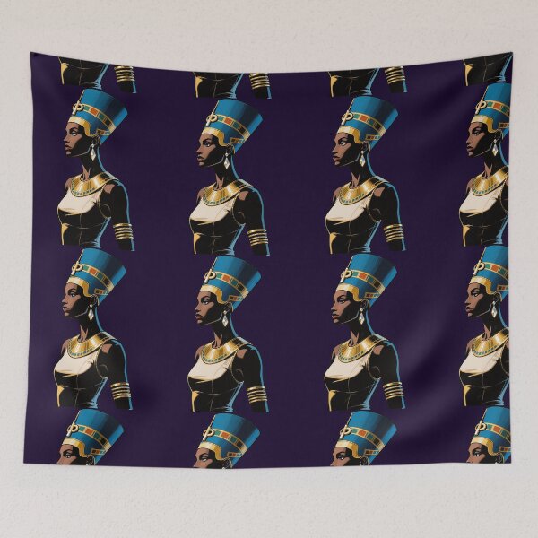 Item preview,  Modern Nefertiti – Elegant Golden Queen Portrait 3 designed and sold by AnadAA.