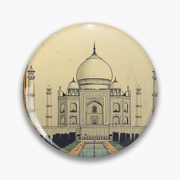 Item preview, Pichwai Taj Mahal Masterpiece designed and sold by RSDigitalPrintDesign.
