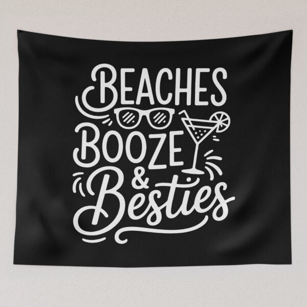 Item preview, Funny Friends Weekend Girls Trip - Beaches Booze and Besties designed and sold by lilensgavadur.