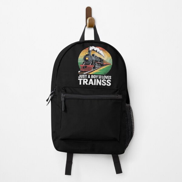 Item preview, Just A Boy Who Loves Trains Locomotive Men Kids Youth designed and sold by MarkLeedsArt.