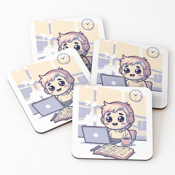 Item preview,  Kawaii Office Worker in Endless Meetings designed and sold by McVrax.