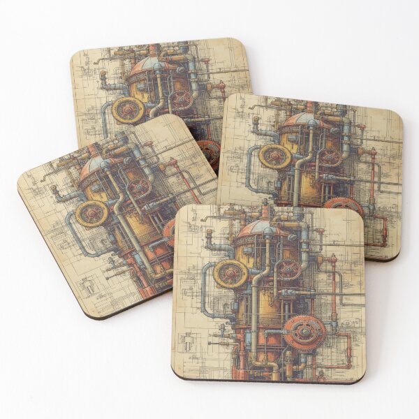 Item preview, Machine Blueprints C designed and sold by AbstractAnom.