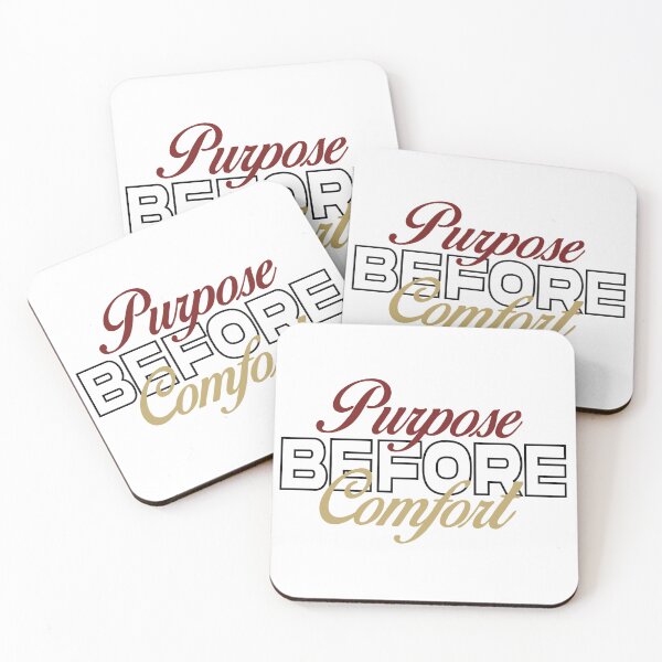Item preview, Classic Style Christian Quote - Purpose before comfort designed and sold by heavenunit.