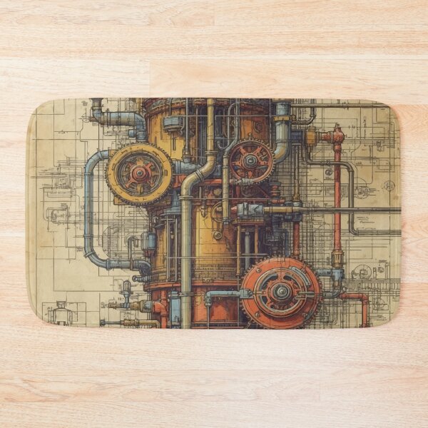 Item preview, Machine Blueprints C designed and sold by AbstractAnom.