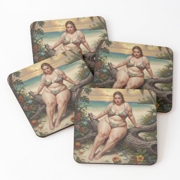 Item preview, impresive beauty lady in a beach designed and sold by Chubby Chase.