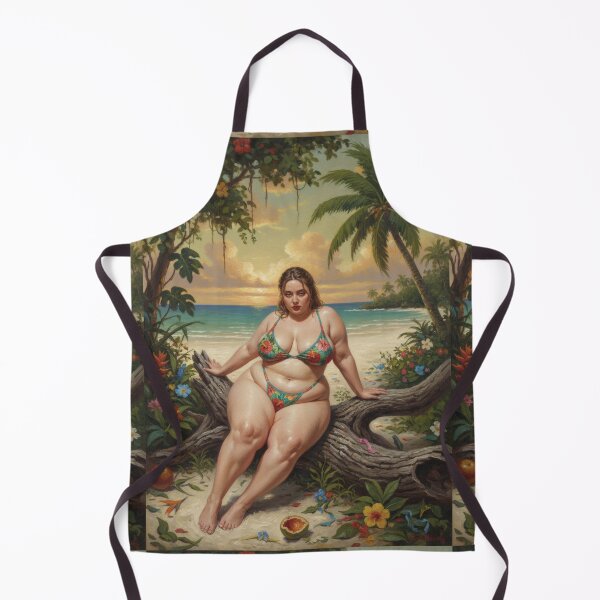 Item preview, impresive beauty lady in a beach designed and sold by Chubby Chase.