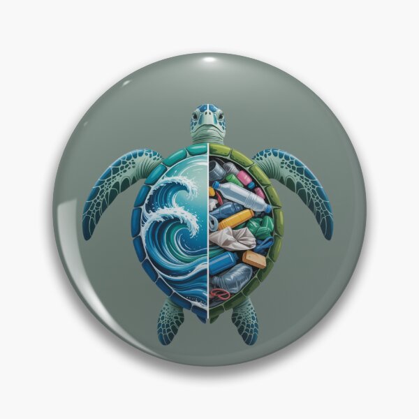 Item preview, Ocean's Divide: Save Our Sea Turtles from Plastic Pollution designed and sold by Designorado.