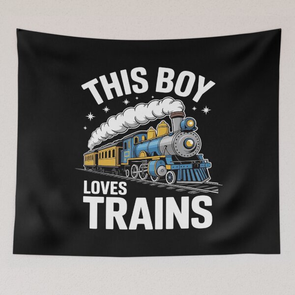 Item preview, Kids This Boy Loves Trains Locomotive Train Lover designed and sold by FadeOfThrone.