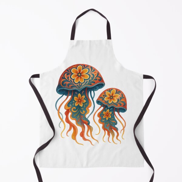 Item preview, Floral Ornamental Jellyfish designed and sold by chromatalove.
