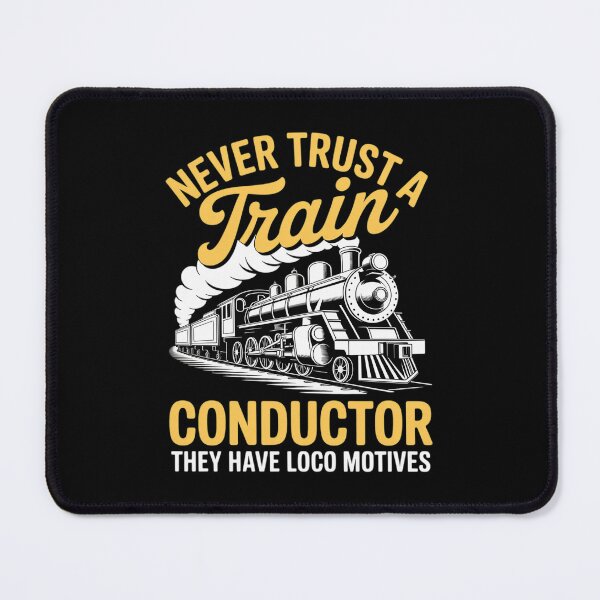 Item preview, Loco Motives Train Lover Cute Model Railroad Conductor designed and sold by MarryIsMonth.