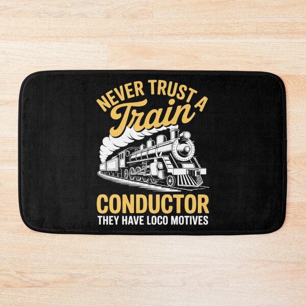 Item preview, Loco Motives Train Lover Cute Model Railroad Conductor designed and sold by MarryIsMonth.