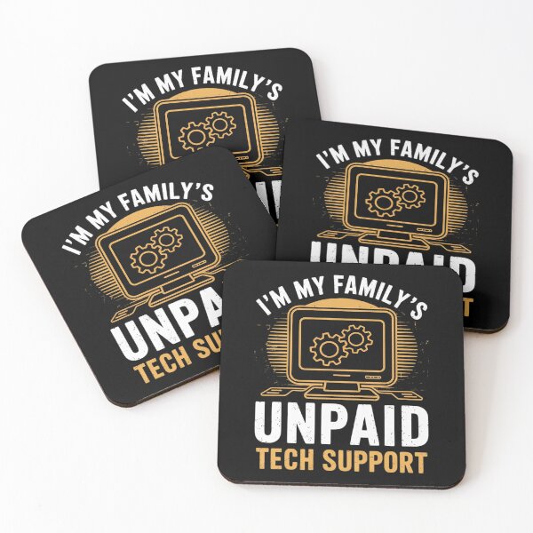 Item preview, Mens I'm My Family's Unpaid Tech Support  Computer Engineer designed and sold by FadeOfThrone.
