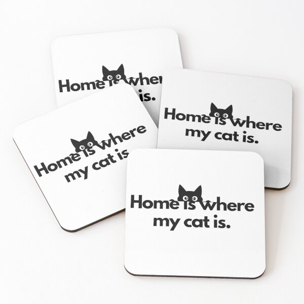 Item preview, Home is where my cat is sticker designed and sold by Tomoriart3031.