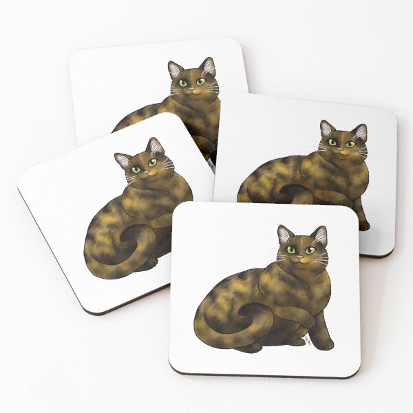 Item preview, Cat - Domestic Shorthair - Tortoiseshell designed and sold by Jennifer Stolzer.