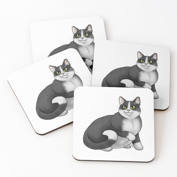 Item preview, Cat - Domestic Shorthair - Tuxedo designed and sold by Jennifer Stolzer.