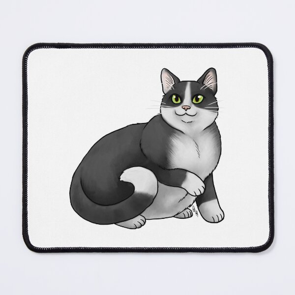 Item preview, Cat - Domestic Shorthair - Tuxedo designed and sold by Jennifer Stolzer.