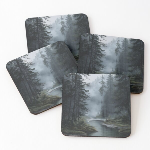 Item preview, Quiet River Through the Pines designed and sold by NordicDreams.