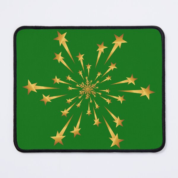 Item preview, Golden Snowflake Starburst – Luxe Radiant Winter Glow Art designed and sold by SolutionsArt.