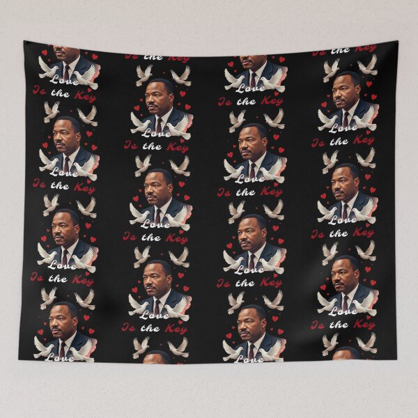 Item preview, Martin Luther King Jr | Love Is The Key | Dr King | MLK Day  designed and sold by TeesByAngelzB.
