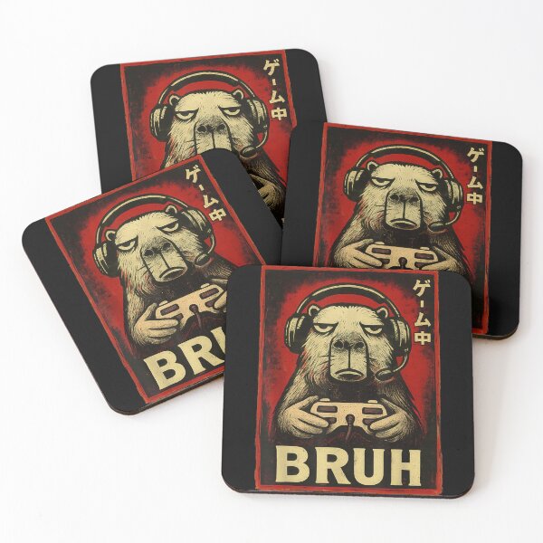 Item preview, Funny Capybara Gamer Bruh Graphic Tee Men Boys Teens Gaming Art for Men Women Kids , Capybara Gift Lover  designed and sold by DZIRI NAJAT.