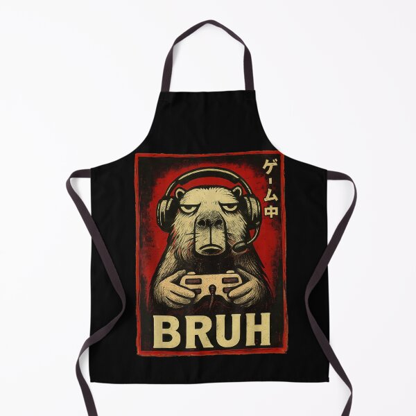 Item preview, Funny Capybara Gamer Bruh Graphic Tee Men Boys Teens Gaming Art for Men Women Kids , Capybara Gift Lover designed and sold by DZIRI NAJAT.