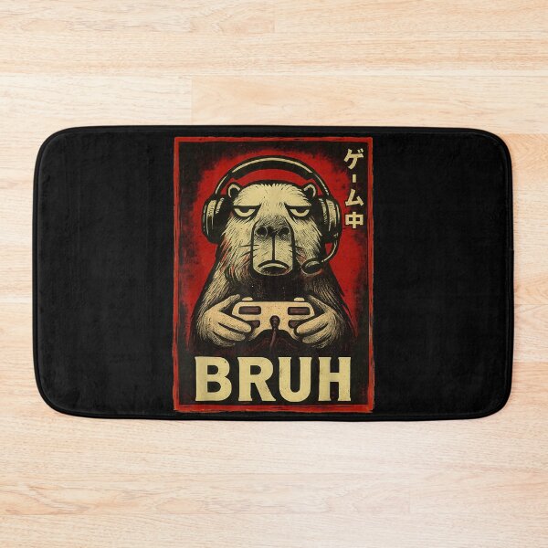 Item preview, Funny Capybara Gamer Bruh Graphic Tee Men Boys Teens Gaming Art for Men Women Kids , Capybara Gift Lover  designed and sold by DZIRI NAJAT.