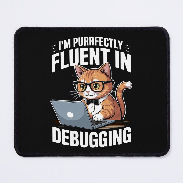 Item preview, Programmer Debugging - Software Engineer Coder Coding Cat designed and sold by MarryIsMonth.