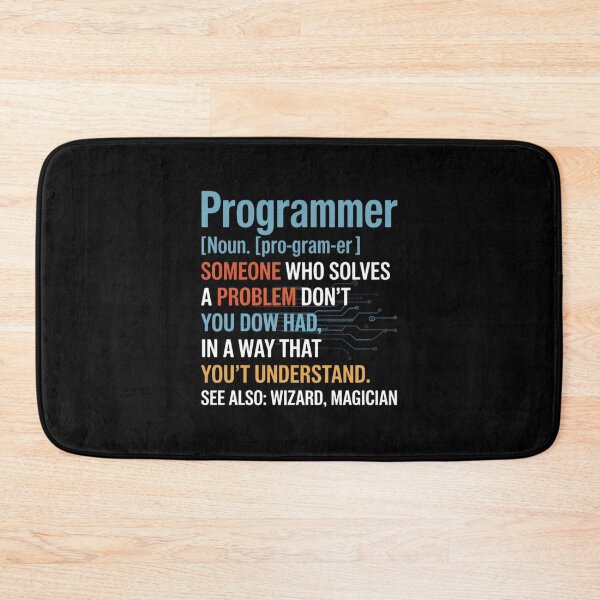 Item preview, Programmer Definition IT Software Developer Coder Men Women designed and sold by FadeOfThrone.