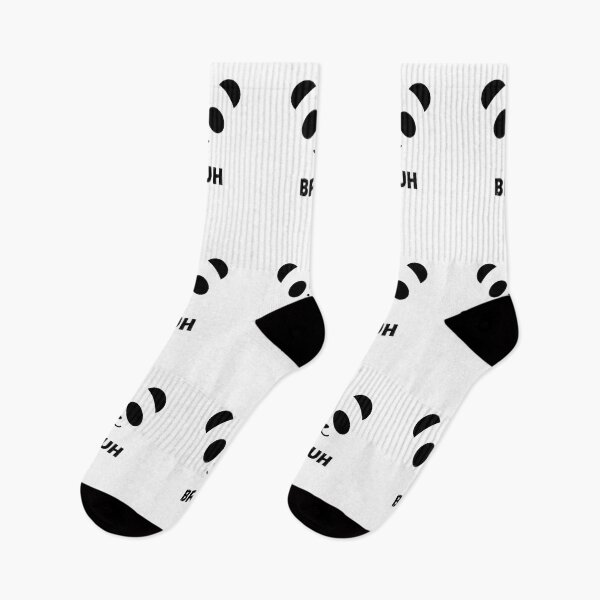 Item preview, Minimalist Panda "Bruh" Face - Aesthetic Black and White Illustration designed and sold by Wear Sculpt.