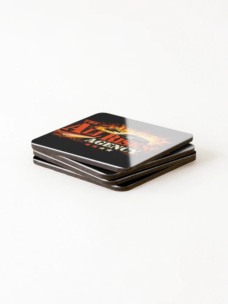 Thumbnail 4 of 5, Coasters (Set of 4), The All Risks Agency designed and sold by TorsoMachine.