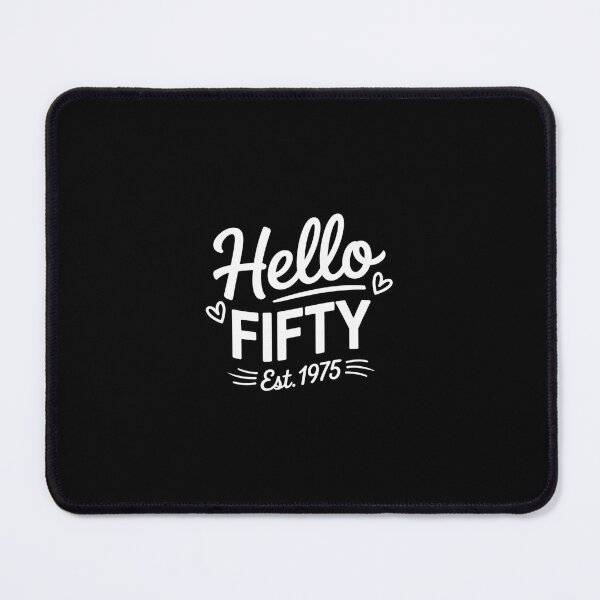 Item preview, Hello Fifty Est 1975 50 Years Old 50th Birthday for Women designed and sold by SyntaxClaw.