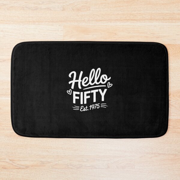 Item preview, Hello Fifty Est 1975 50 Years Old 50th Birthday for Women designed and sold by SyntaxClaw.