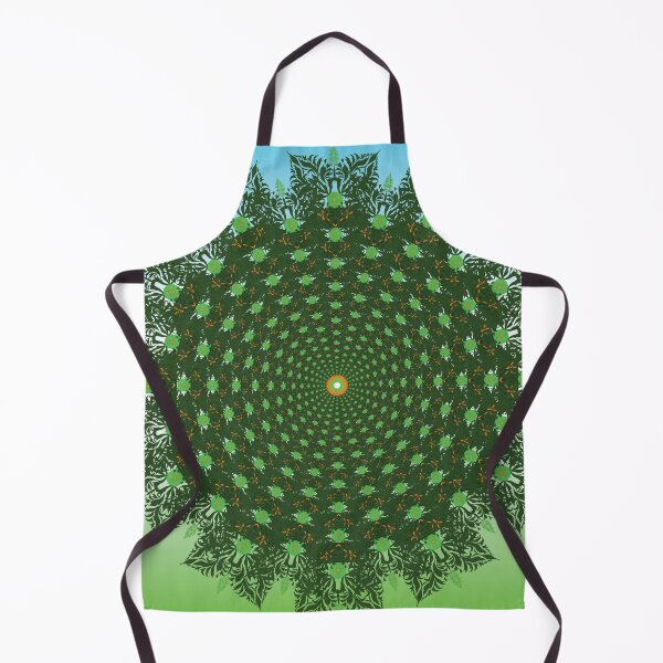Artikelvorschau, Verzauberter Wald – Fraktal aus grüner Natur entworfen und verkauft von OIL Pattern Design .