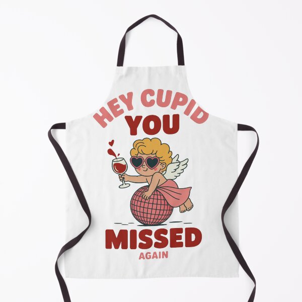Item preview, Hey Cupid You Missed Again Funny Design designed and sold by MonkiFlipp.