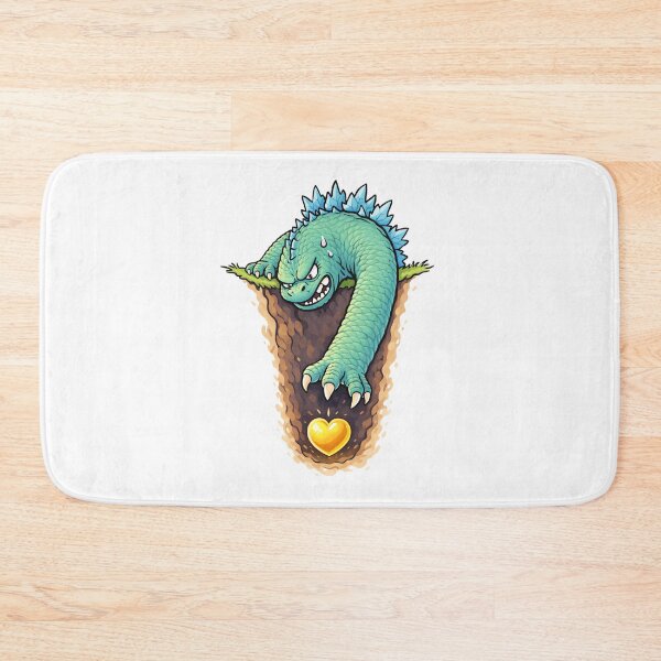 Item preview, Almost There – Cute Monster Reaching for Gold Heart designed and sold by NatureStyle555.