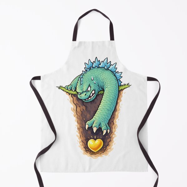 Item preview, Almost There – Cute Monster Reaching for Gold Heart designed and sold by NatureStyle555.