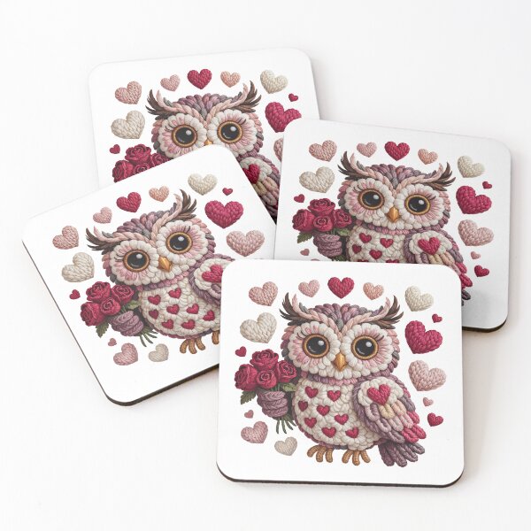 Item preview, Owl with Heart Pattern designed and sold by jkrphoto.