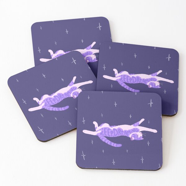 Item preview, Keep Dreaming Purple Tabby Cat designed and sold by jastinamor.