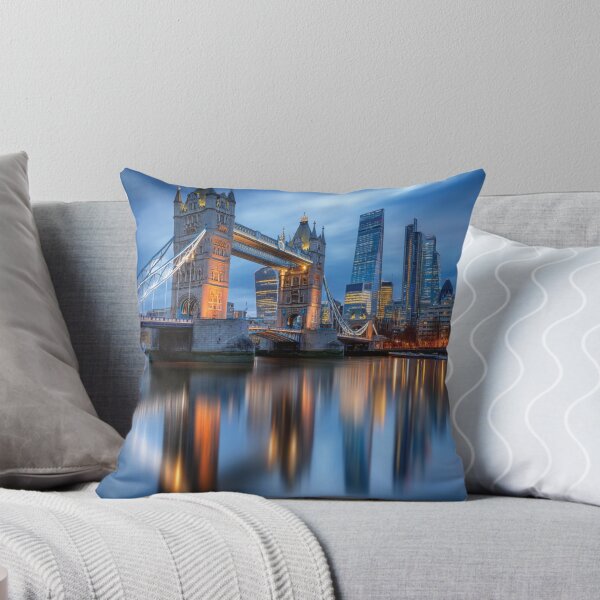 Item preview, Illuminated Tower Bridge London Skyline at Twilight designed and sold by DGtaLrtcom.